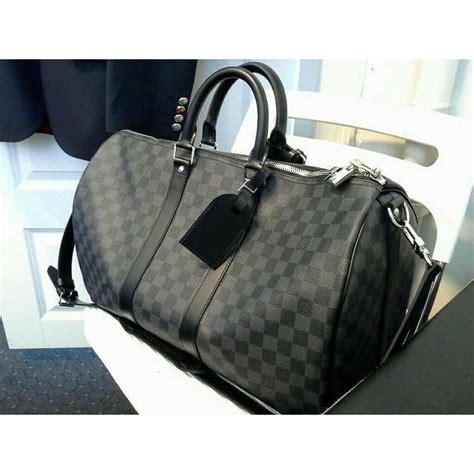 louis vuitton bacl bag|Louis Vuitton black checkered bag.